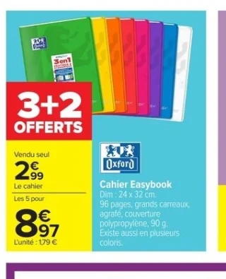 Oxford Cahier Easybook