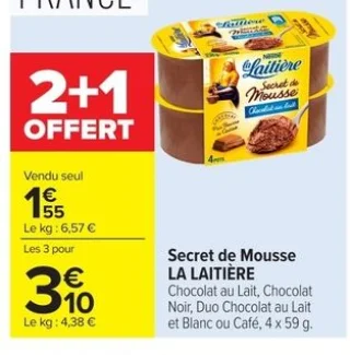 Secret de Mousse LA LAITIÈRE