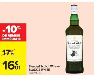 Blended Scotch Whisky BLACK & WHITE 40% vol.