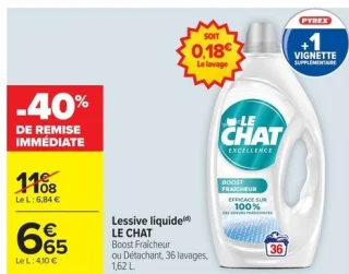 Lessive liquide LE CHAT Excellence