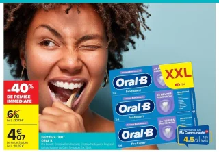 Dentifrice "XXL" ORAL B Pro Expert