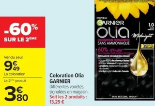 Coloration Olia GARNIER Différentes variétés
