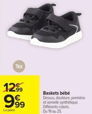 Baskets bébé Tex