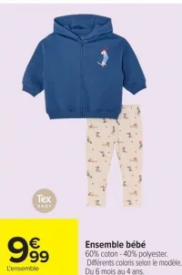 Ensemble bébé Tex Baby