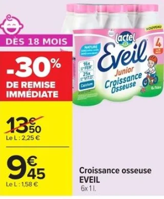 Croissance osseuse LACTEL EVEIL