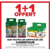 Ampoules LED CARREFOUR