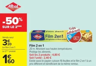 Albal Film 2 en 1
