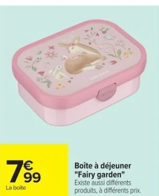 Boîte à déjeuner "Fairy garden"