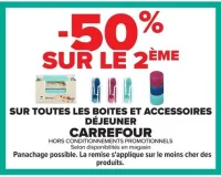 Boites et accessoires déjeuner Carrefour