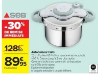 Seb Autocuiseur Halo 7,5 L