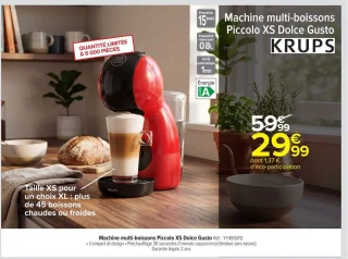 Machine multi-boissons Piccolo XS Dolce Gusto KRUPS