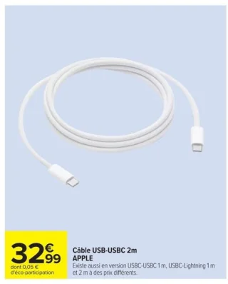 Câble USB-USBC 2m APPLE