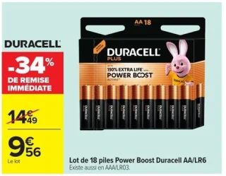 lot de 18 piles
