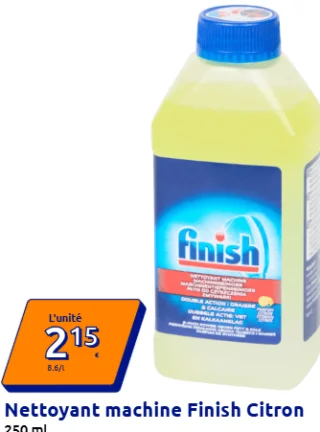 Nettoyant machine Finish Citron
