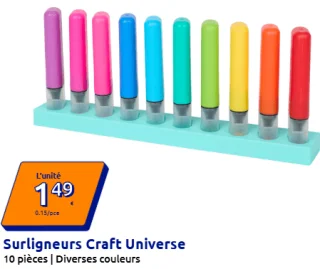 Surligneurs Craft Universe