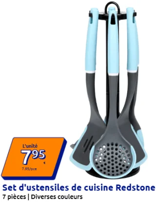 Set d'ustensiles de cuisine Redstone