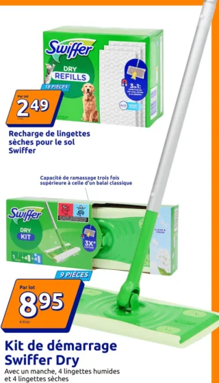 Kit de démarrage Swiffer Dry