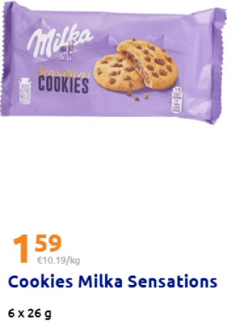 Cookies Milka Sensations