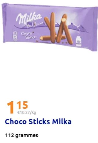 Choco Sticks Milka