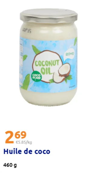 Huile de coco Coco Island