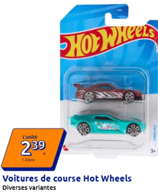 Voitures de course Hot Wheels