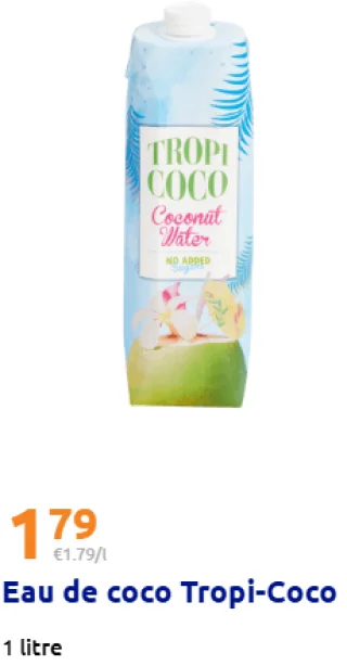 Eau de coco Tropi-Coco