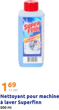 Nettoyant pour machine à laver Superfinn