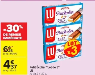 Petit Écolier "Lot de 3" LU