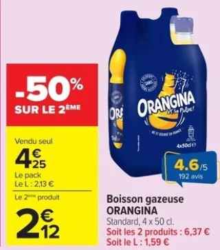 Boisson gazeuse Orangina Standard