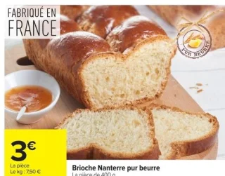 Brioche Nanterre pur beurre