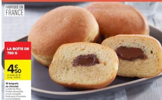 10 beignets au chocolat