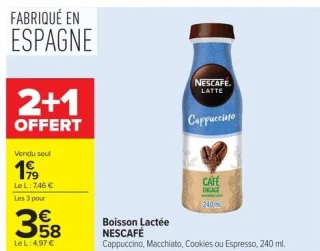 Boisson Lactée Nescafé