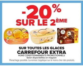 Glaces Carrefour Extra