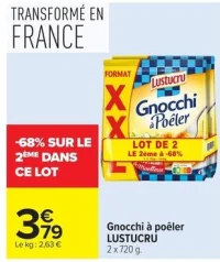 Gnocchi à poêler LUSTUCRU
