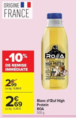 Blanc d'Œuf High Protein ROA