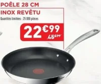 Tefal Perfect Resist Poêle 28 cm Inox revêtu