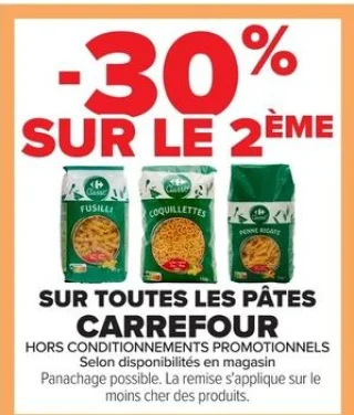 Pâtes CARREFOUR