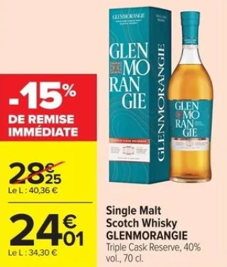 Single Malt Scotch Whisky GLENMORANGIE Triple Cask Reserve