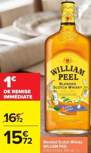 Blended Scotch Whisky WILLIAM PEEL Édition Limitée