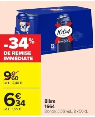 Bière 1664 Blonde