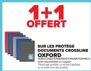 Protège documents Crossline Oxford