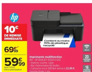 HP Imprimante multifonction DESKJET 4330/1.0 GHZ