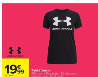 T-shirt femme Under Armour