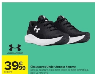 Chaussures Under Armour homme