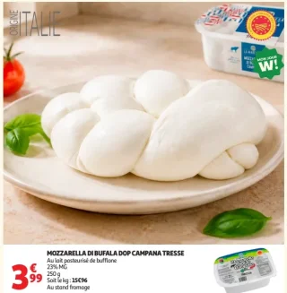 Mozzarella di Bufala DOP Campana Tresse