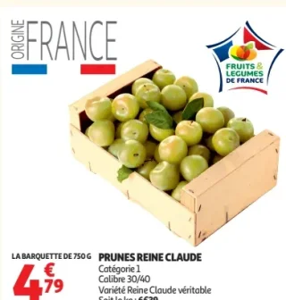 Prunes Reine Claude
