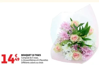 Bouquet 15 tiges