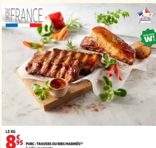 Porc : Travers ou Ribs marinés