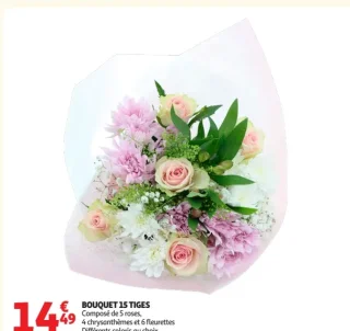 Bouquet 15 tiges