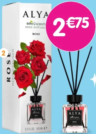 ALYA Bâtonnets désodorisant Rose